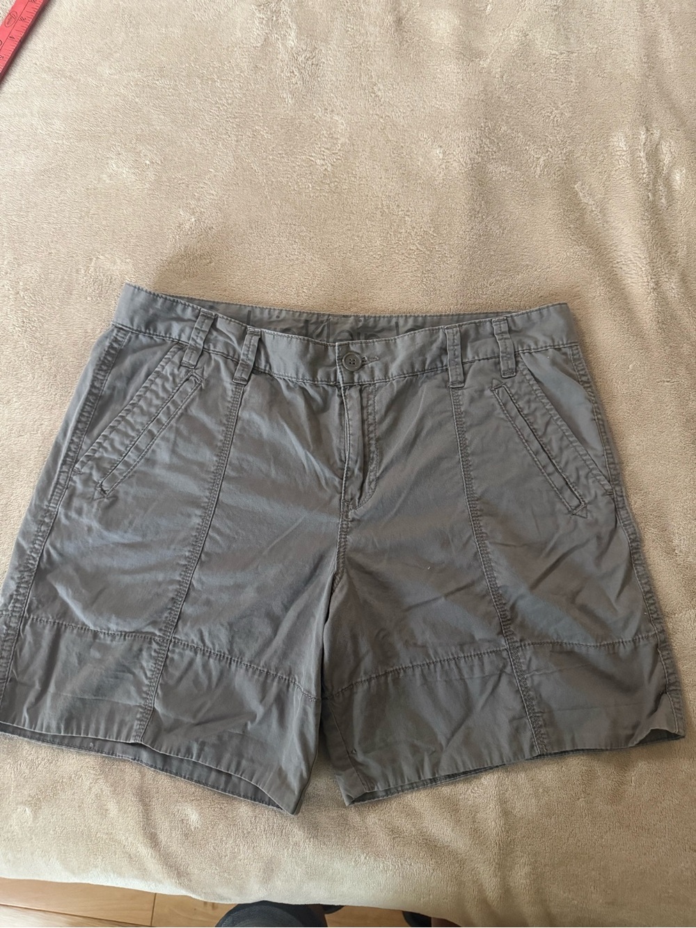 Calvin Klein Jeans Gray Utility Bermuda Shorts